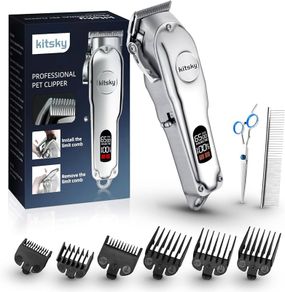 NEW SALE | Dog Clippers, Dog Grooming kit, Professional for Thick Coats/Heavy Hair, Low Noise Rechargeable Cordless Pet Shaver for Dogs Pets and Animals, Dog Trimmer for Grooming, Dog Shaver