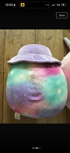 Squishmallows Bundle, Narwhal & Alien (Galaxy + Pink) Soft Plush Toys