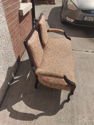 edwardian /victorion parlour settee