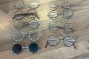 Collection of Vintage 1920s Eye Glasses Some Gold by Algha