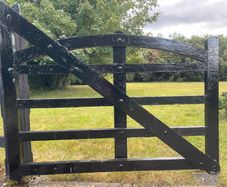 Pair of wooden gates