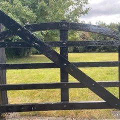 Pair of wooden gates