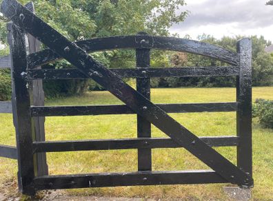 Pair of wooden gates