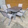 Outdoor table and 6  chairs Image 2