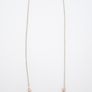 Silver Cross Necklace With Amethyst And Freshwater Pearls Image 3