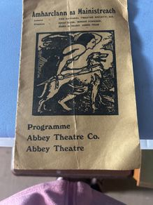 Souvenir program of abbey theatre