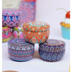 Boho Style Scented Candle with Flower Petals - ideal for meditation, altars and home spa & relaxing baths