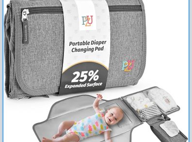 Portable diaper changing pad