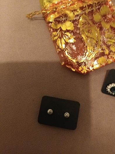 Costume earrings x 2