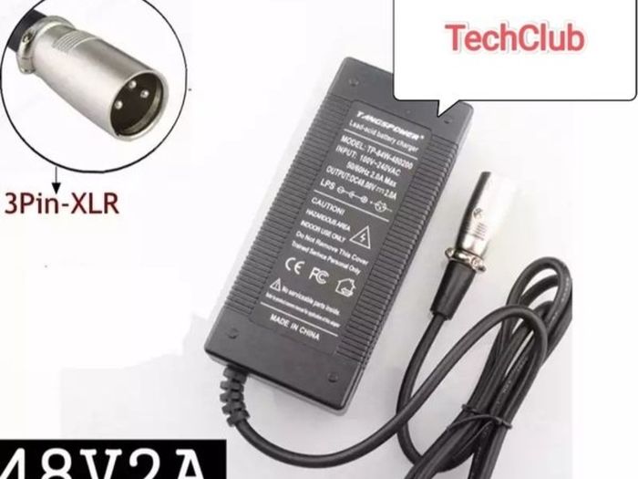 48V 2A Battery Charger 54.6V Electric Bicycle Scooters Motorcycle