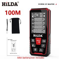 HILDA Laser Distance 100m CJ368 Rangefinder Profesional Meter Laser Range Finder Ruler Test Tool