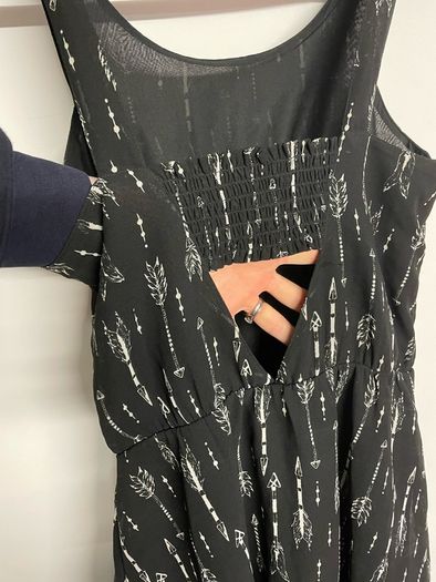 Black sleeveless dress, H&M Divided, size 8-10