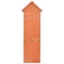 Garden Storage Shed 71x60x213 cm Wood Image 7