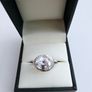 Brand New 9ct White Gold Dress Ring Image 2