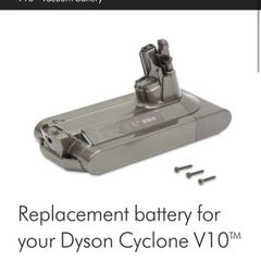 Dyson battery pack -V10 with screws. Part no. 969352-02