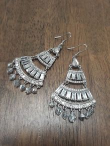 Quality Diamonte Tiered Earrings