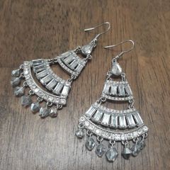 Quality Diamonte Tiered Earrings