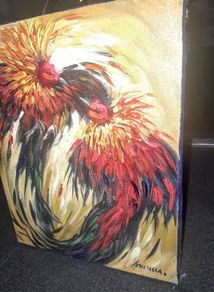Small abstract oil on canvas