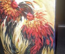 Small abstract oil on canvas