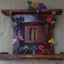 Rustic Fairy Door Floating Shelf Image 5