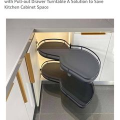 Kitchen under sink pull out storage