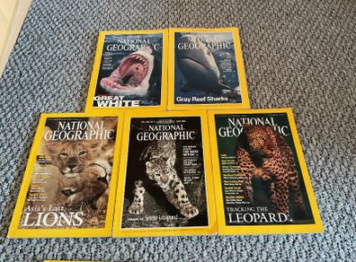 National Geographic Magazines + Books