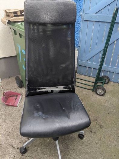 Chair and Computer Desk