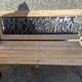 Cast iron garden bench Image 7