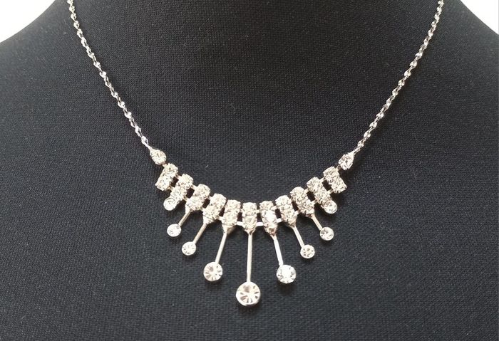 Vintage Diamonte Necklace