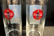 Vintage Coca Cola Atlanta 1996 Olympics Glasses
