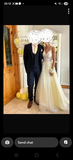 Beautiful yellow Debs dress, size 4/6, only wore for a few hours, bought in Starla boutique