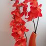2 Vases with Artificial Orchids Image 2