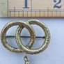 Vintage Gold Tone Brosche Image 9