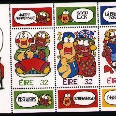 1996 Ireland Chinese New Year, Year of the Rat Commemorative stamp Miniature Sheet Mint Never Hinged (MNH)