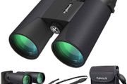High Power Binoculars, Kylietech 12x42 Binocular for Adults with BAK4 Prism, FMC Lens, Fogproof &amp; Waterproof Great for Bird Watching Travel Stargazing Hunting Concerts (Smartphone Adapter Included)