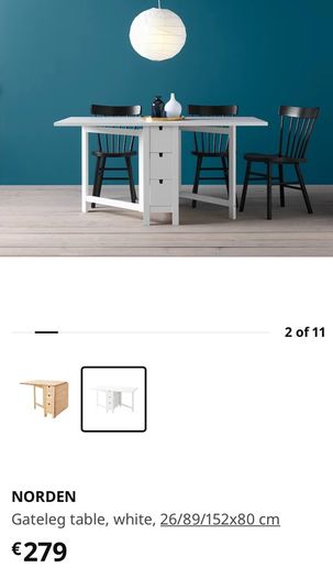 IKEA Norden Gateleg Table