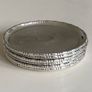 Set of six silver plated coasters Image 5