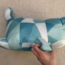 Aphmau Meemeows Blue Diamond Kitty Cats Soft Plush Large approx. 45cm. Used Please see photos Image 5