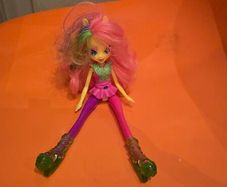 Equestria Girls Rainbow Rocks Neon Fluttershy Doll MLP G4 My Little Pony 2014