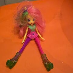 Equestria Girls Rainbow Rocks Neon Fluttershy Doll MLP G4 My Little Pony 2014