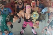 Brett Hart Pink 9052 (Vintage WWF WWE, Hasbro)