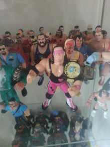 Brett Hart Pink 9052 (Vintage WWF WWE, Hasbro)