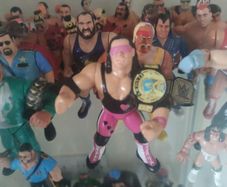 Brett Hart Pink 9052 (Vintage WWF WWE, Hasbro)