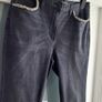 M&S black mix soft stretchy skinny jeggings Sz 16UK Image 5