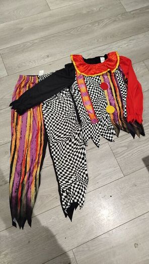 9-10 Years Old Clown Costume