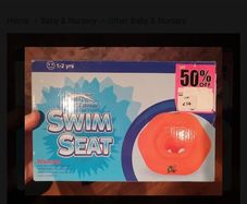 Baby swim seat