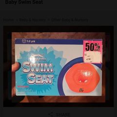 Baby swim seat