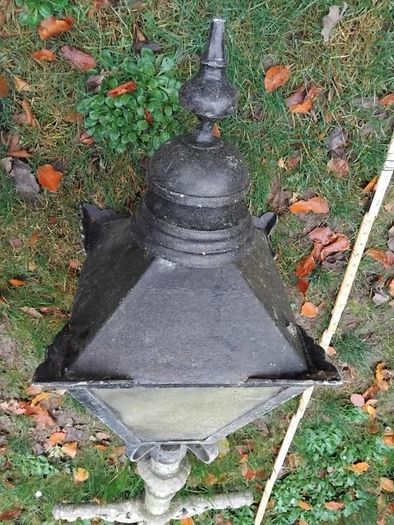 large antique lamp
