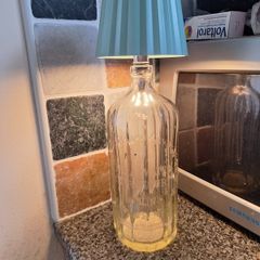 Beautiful lamp with vintage Mineral Waters Distributors soda syphon base