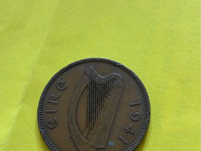 Irish Leath Phingin- 1928/1942